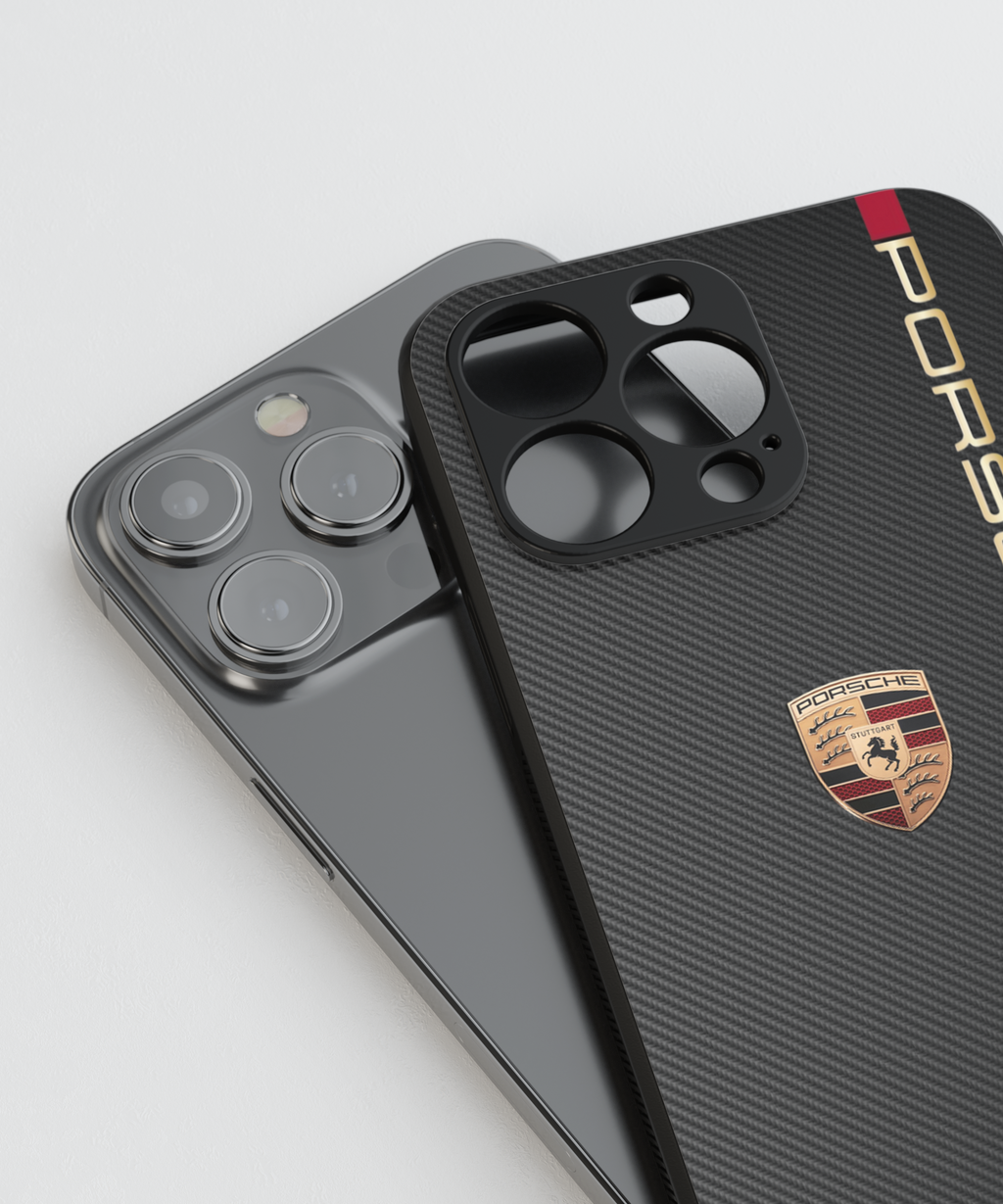 Porsche Carbon Glass Case