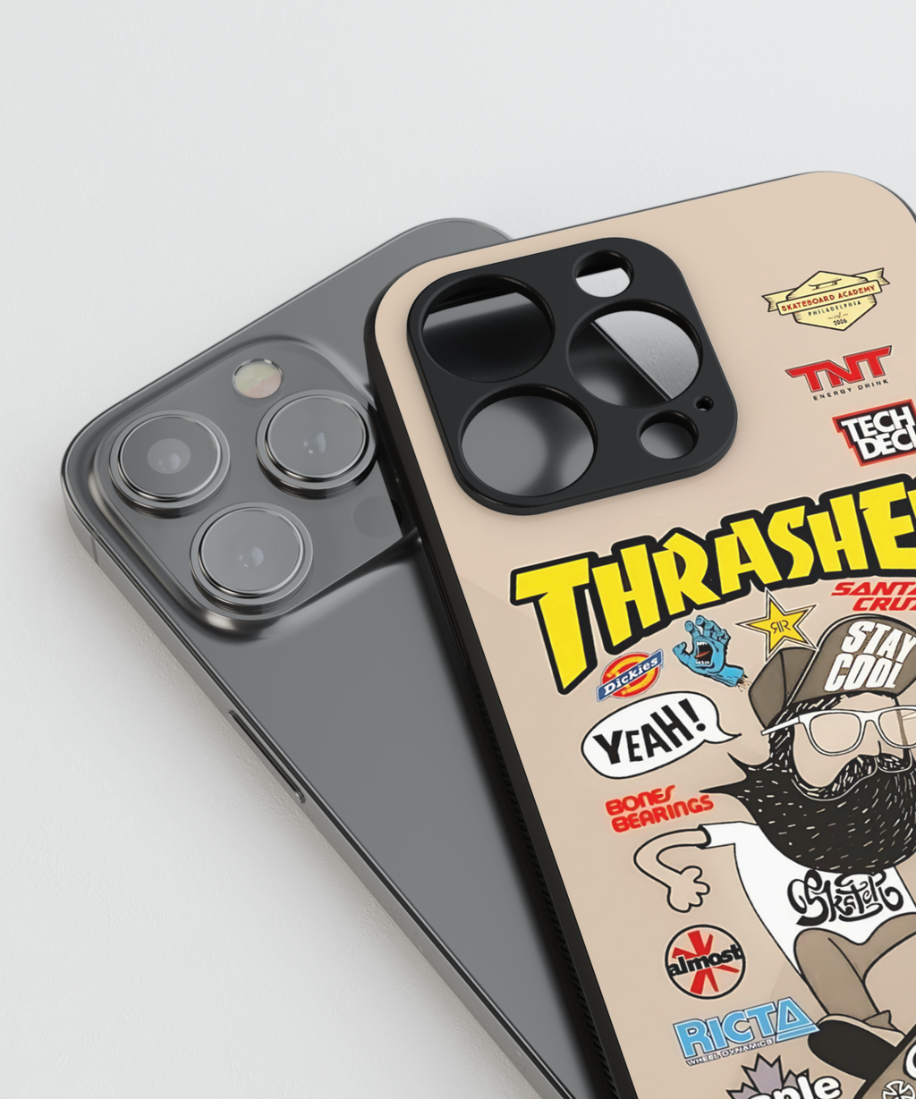 Thrasher Graffiti Glass Case